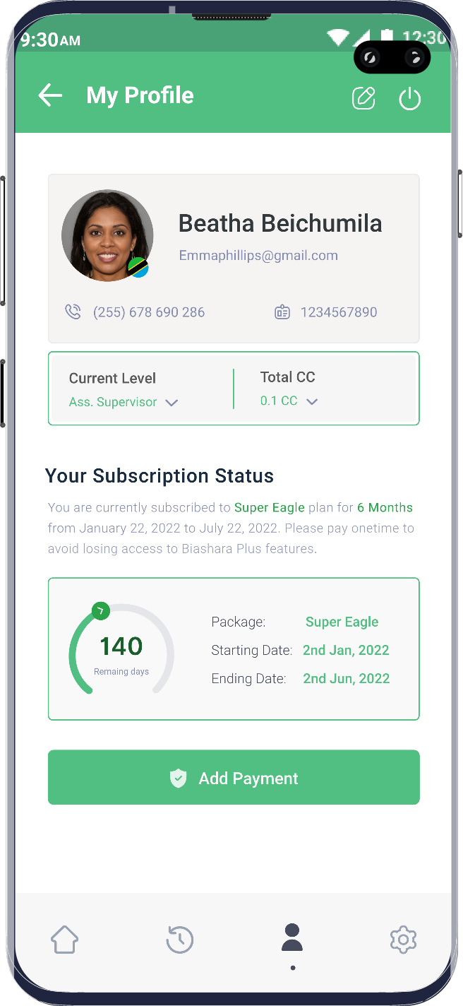 Biashara Plus Mobile App screenshot